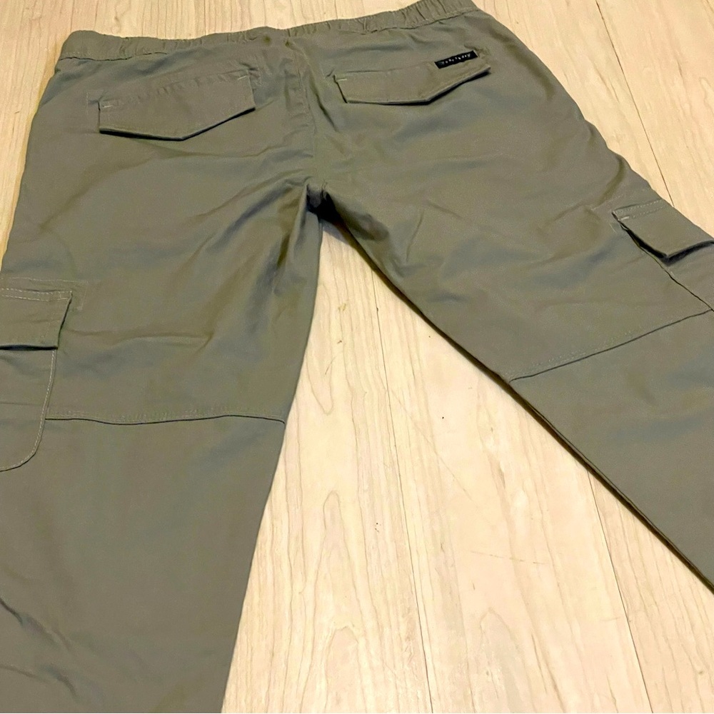 Sanctuary Pants Green Army Size 27 Slim Fit with Elastic Waistband - Picture 11 of 15